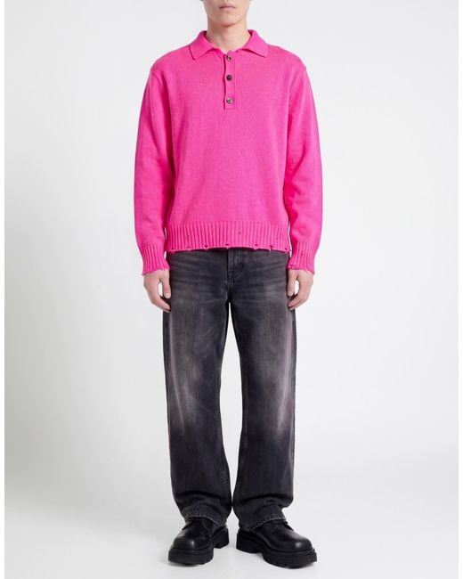 Amaranto Pink Jumper for men