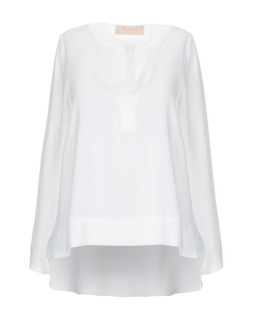 Kaos White Top Polyester
