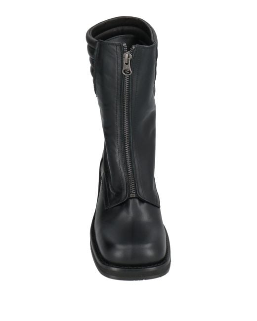 Ras Black Ankle Boots Leather