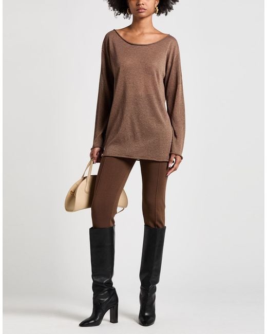 Pullover Alpha Studio en coloris Brown