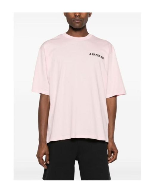 T-shirt A PAPER KID pour homme en coloris Pink