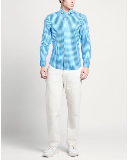 Savile Row Blue Shirt for men