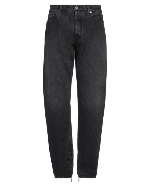 Off-White c/o Virgil Abloh Black Jeans Cotton for men