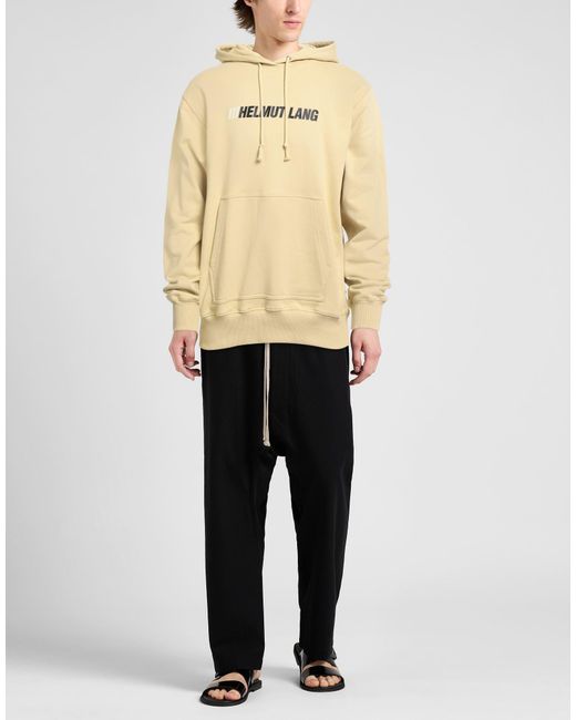 Helmut Lang Natural Sweatshirt Cotton, Elastane for men
