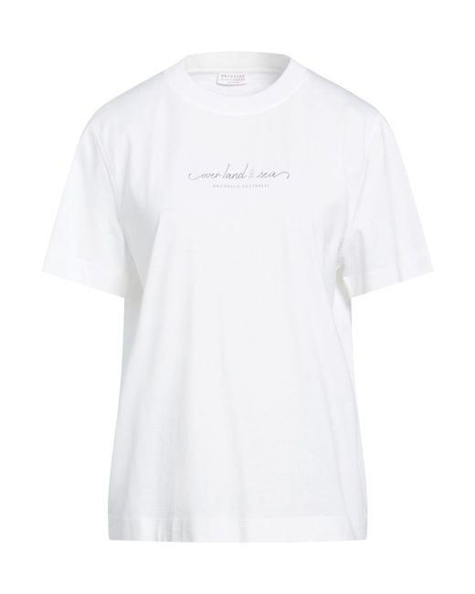 Brunello Cucinelli White T-Shirt