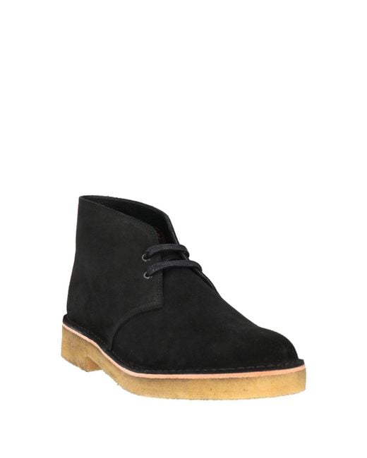 Clarks Black Ankle Boots for men