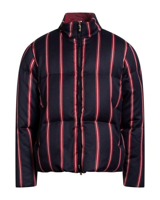 Thom Browne Blue Puffer Merino Wool, Polyester for men
