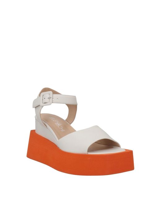 Elena Iachi White Sandals