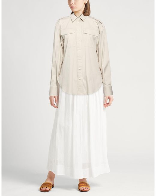 Brunello Cucinelli Natural Shirt Cotton, Polyamide, Elastane