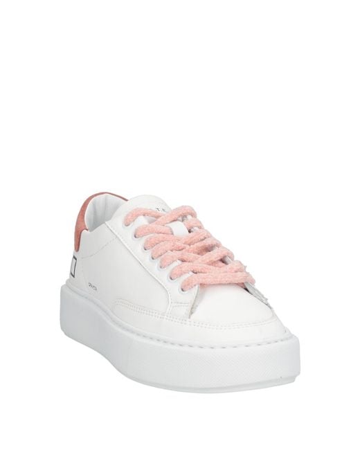 Date White Sneakers Leather