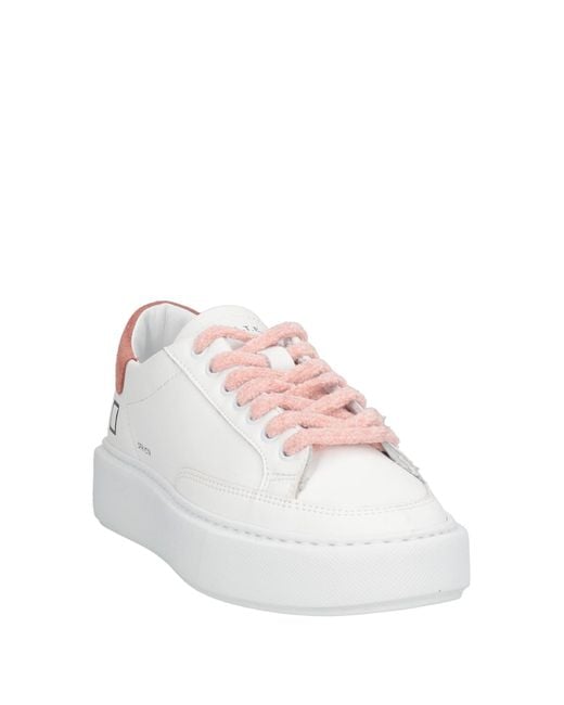 Date White Sneakers Leather
