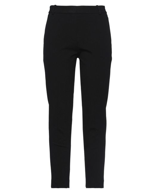 Kiltie Black Pants Viscose, Polyamide, Elastane