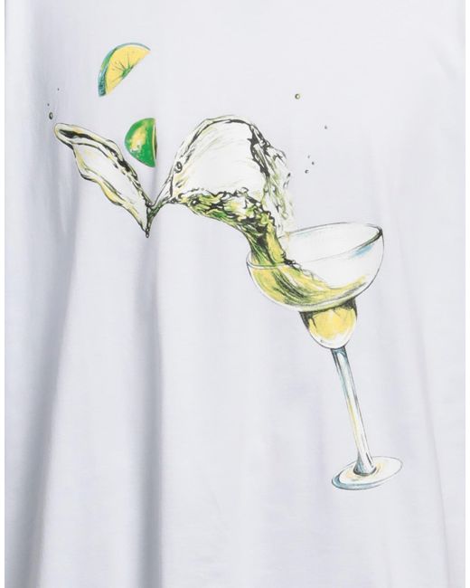 MSGM Blue T-shirt for men