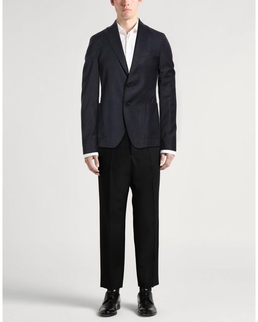 Tombolini Blue Blazer Virgin Wool, Viscose, Elastane for men