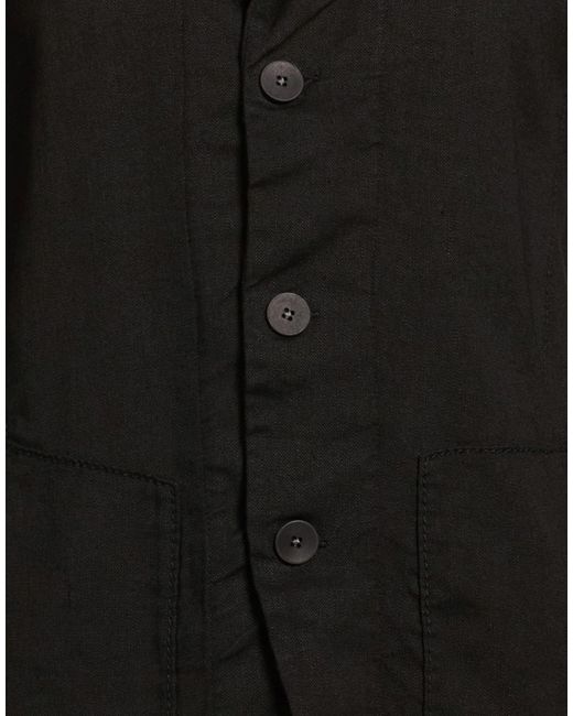 Transit Black Blazer Virgin Wool, Linen for men