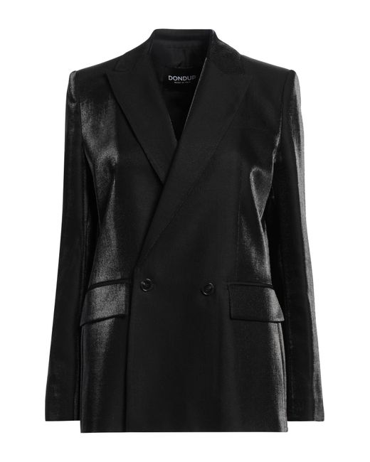 Dondup Black Blazer Virgin Wool, Polyamide