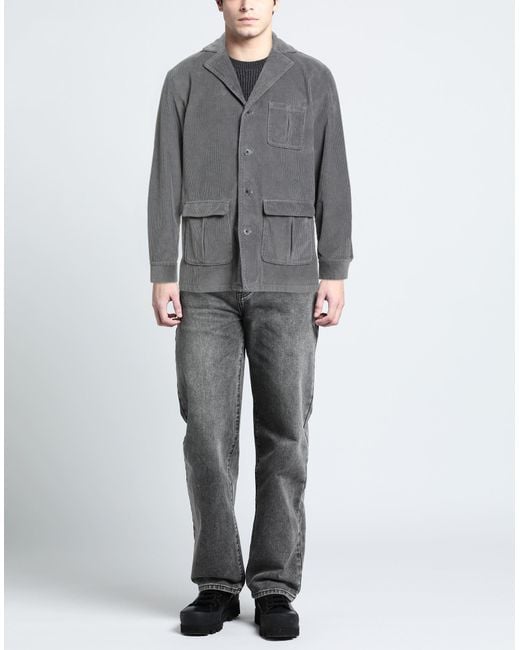 Hiltl Gray Jacket Cotton for men