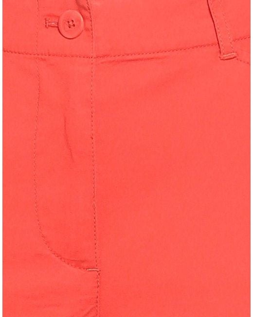 Pennyblack Red Pants Cotton, Elastane