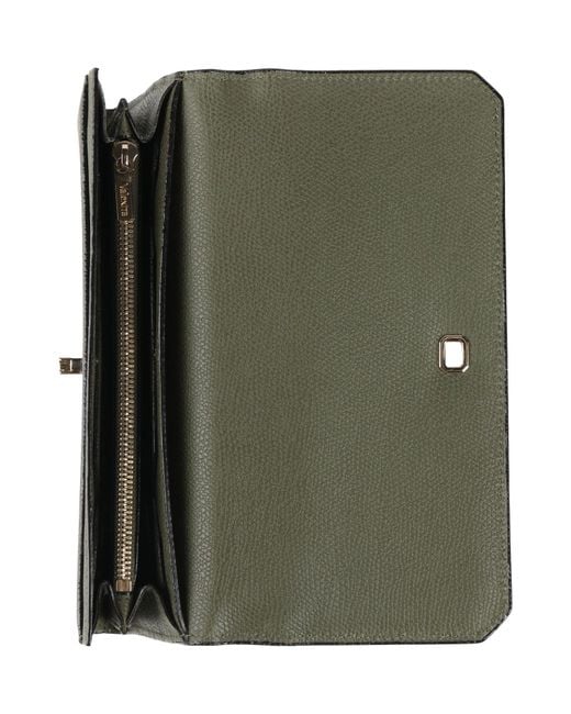 Valextra Green Brieftasche