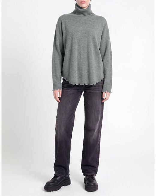 Col Roulé Kujten en coloris Gray