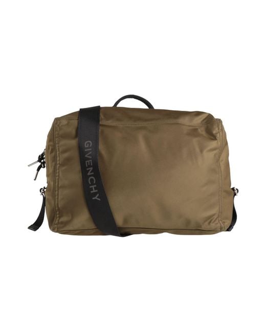 Givenchy Brown Military Handbag Polyamide, Acrylic for men