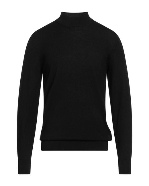 Ice Iceberg Black Turtleneck Wool for men