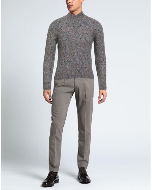 Heritage Gray Turtleneck Wool, Polyamide, Mohair Wool, Viscose for men