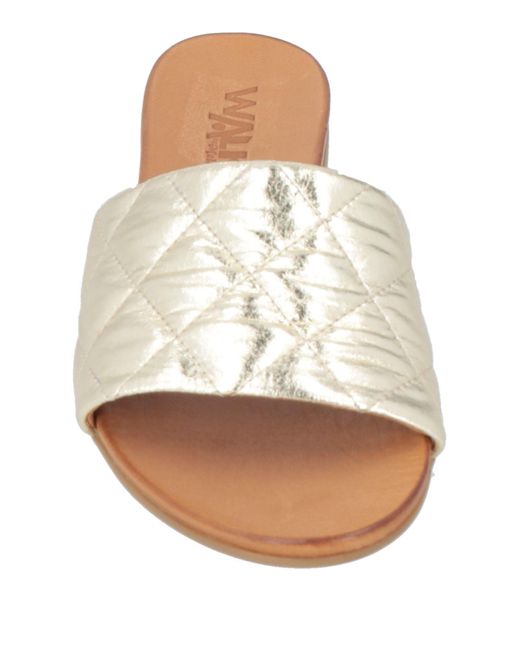 Melluso Walk White Sandals Leather