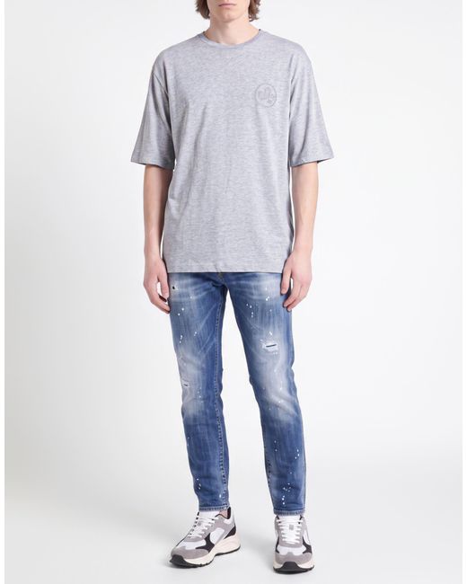 DSquared² Blue Light T-Shirt Cotton, Viscose for men