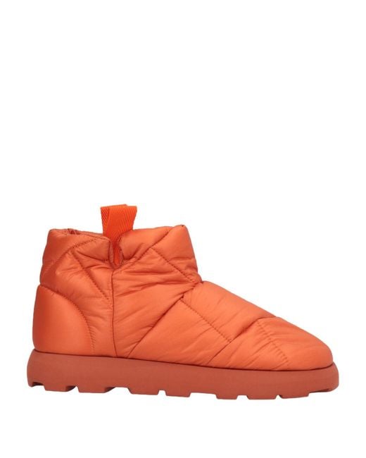PIUMESTUDIO Orange Stiefelette