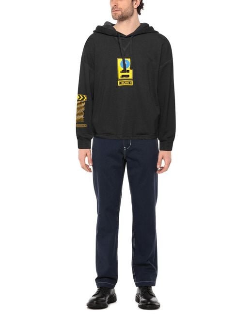 Dolce & Gabbana Black Milano Graphic Hoodie Tsh83092 for men