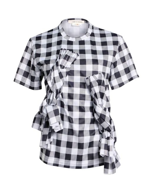 Comme des Garçons White T-Shirt Polyester
