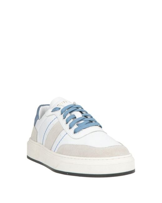 Cerruti 1881 White Sneakers Calfskin