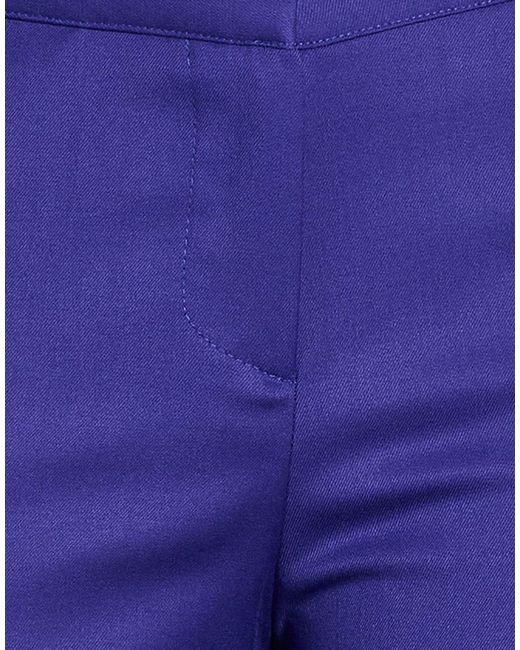 REVISE CONCEPT Blue Pants Polyester, Viscose, Elastane