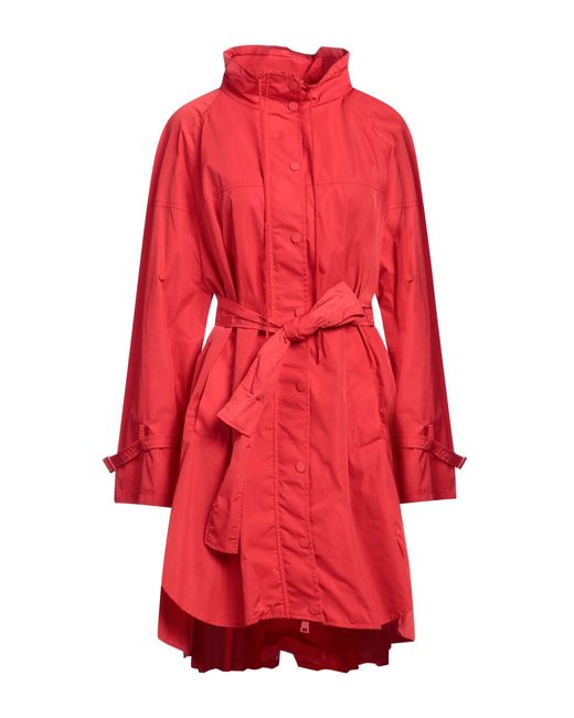 Twin Set Red Overcoat & Trench Coat