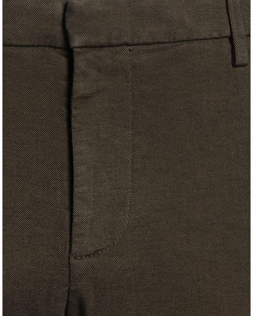 Dondup Gray Chocolate Pants Cotton, Elastane for men