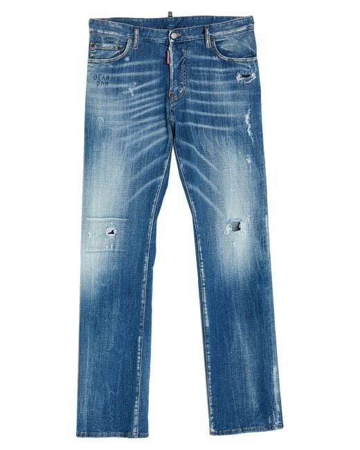 DSquared² Blue Jeans Cotton, Elastane for men