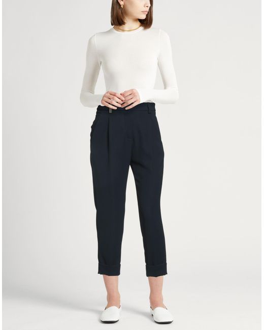 Peserico Blue Pants Polyester