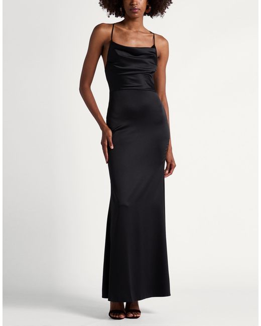 ACTUALEE Black Maxi Dresses