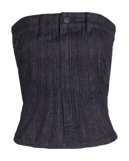 Mugler Blue Tops