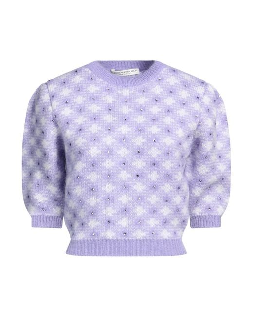 Alessandra Rich Blue Pullover