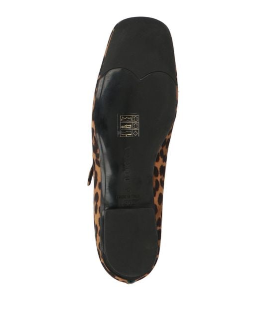 A.Bocca Brown Ballet Flats Leather
