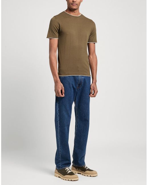 Pullover di L.b.m. 1911 in Green da Uomo