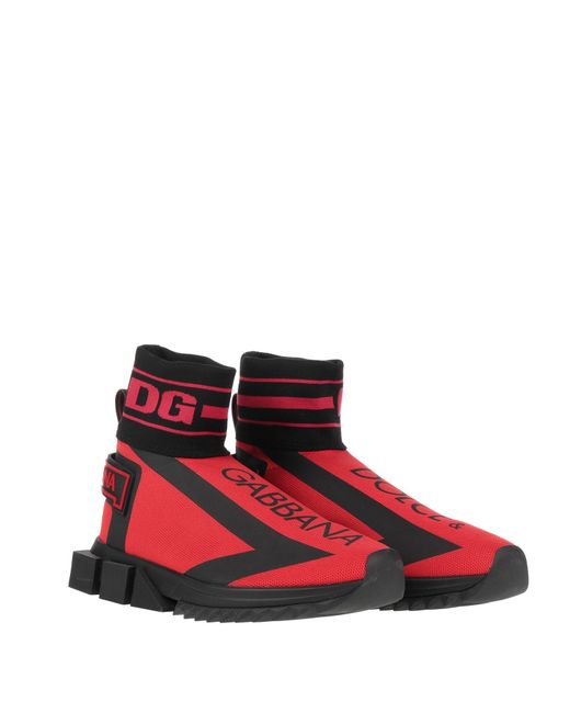 Dolce & Gabbana Red Sneakers for men