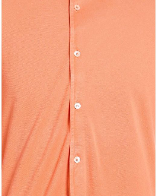 Fedeli Orange Shirts for men