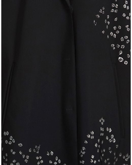 Herno Black Overcoat & Trench Coat Polyamide, Elastane
