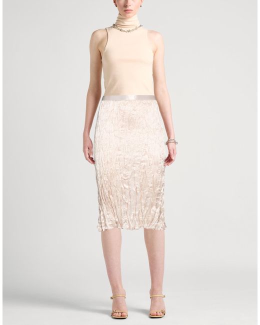 Acne Natural Midi Skirt