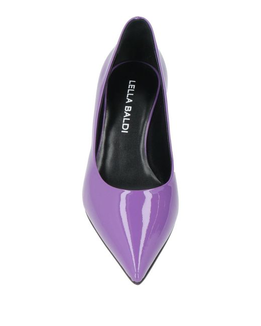 Lella Baldi Purple Pumps