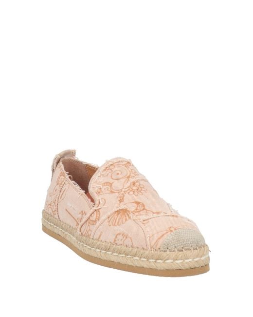 Hogan Pink Blush Espadrilles Cotton