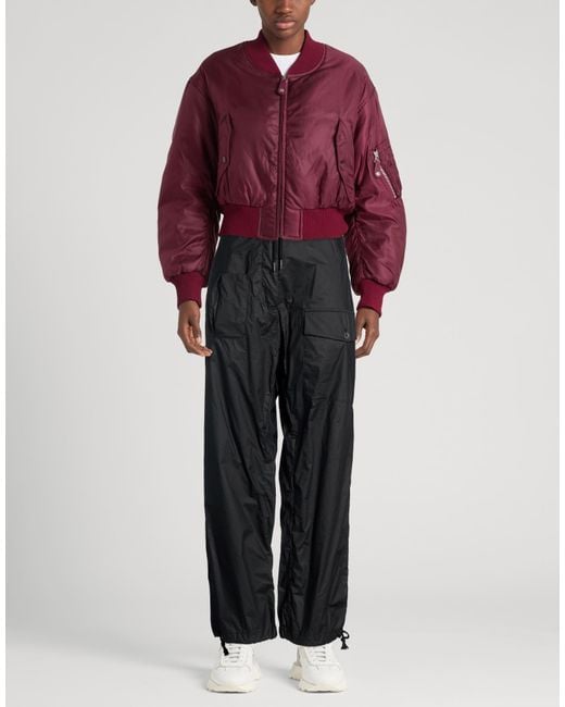 Masnada Black Pants Cotton, Polyurethane
